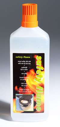 Safety Flame Brandvloeistof - 12 flessen van 1 liter